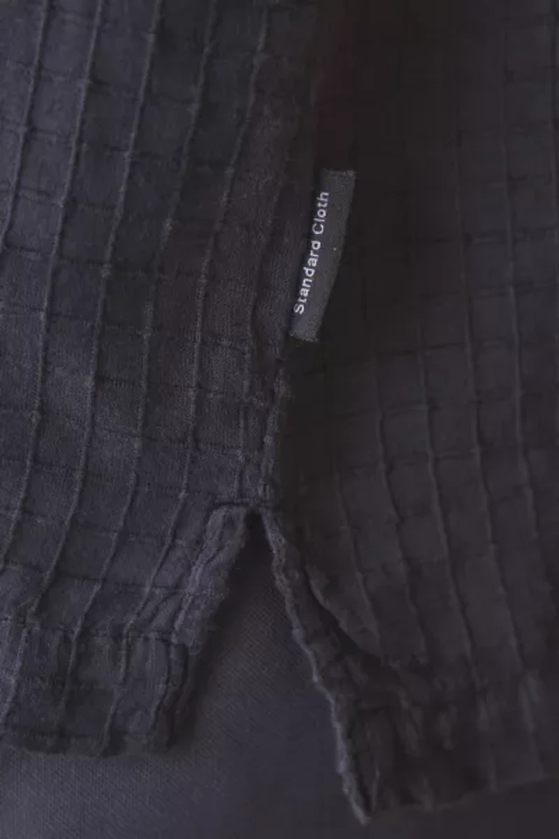 Standard Cloth Liam Textured Grid Shirt