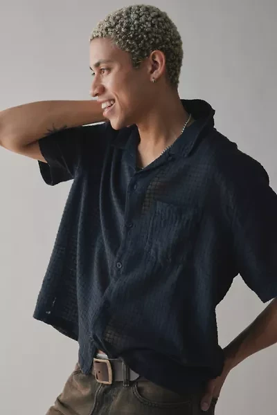 Standard Cloth Liam Textured Grid Shirt