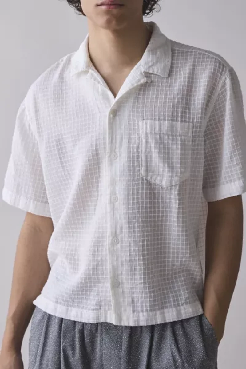 Standard Cloth Liam Textured Grid Shirt