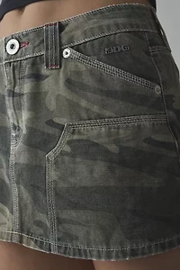 BDG Carpenter Low-Rise Camo Micro Mini Skirt