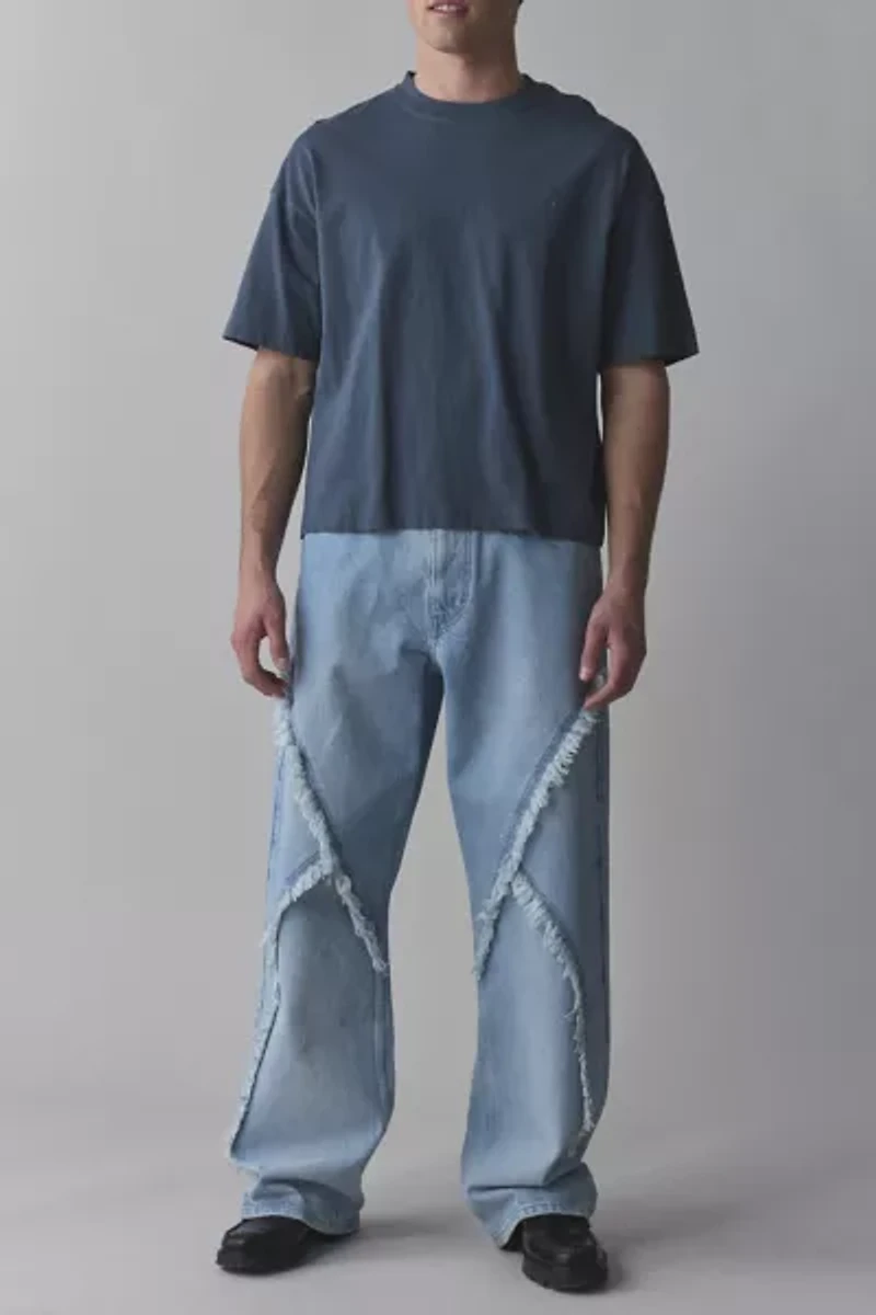 BDG Nitro Frayed Trim Baggy Fit Jean