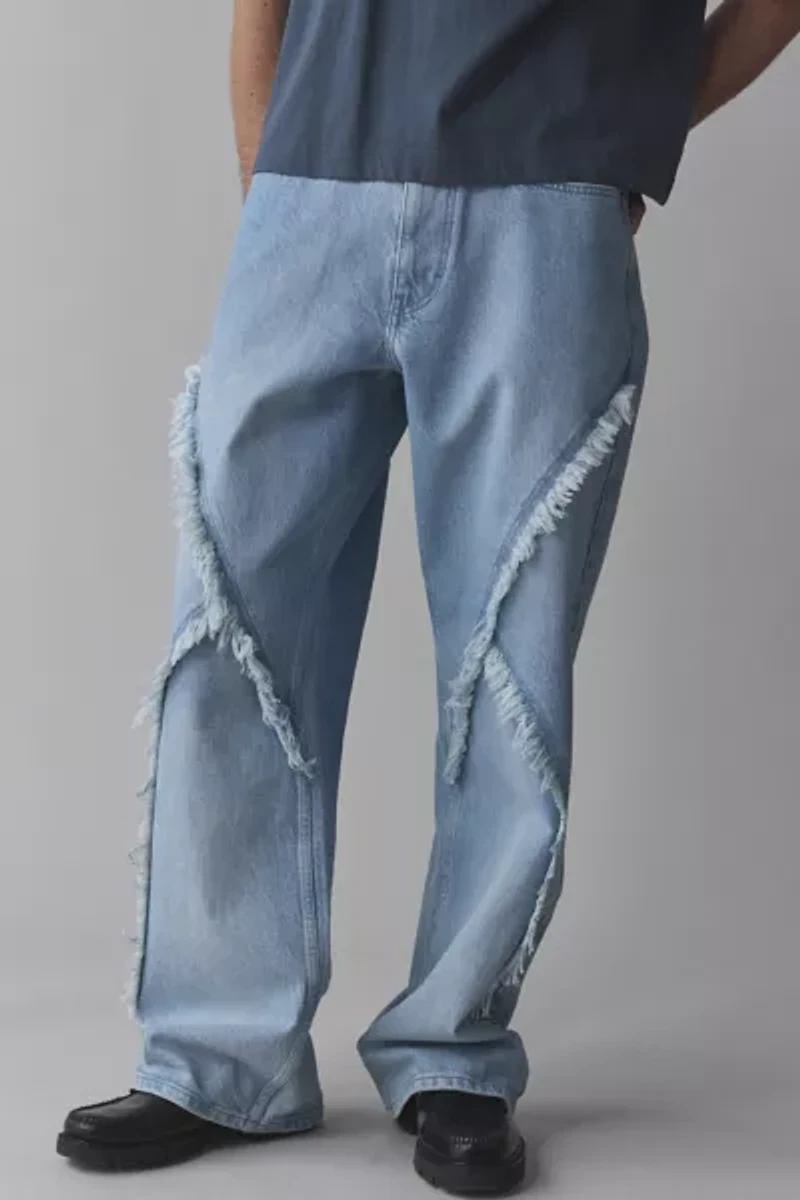 BDG Nitro Frayed Trim Baggy Fit Jean