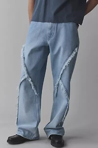 BDG Nitro Frayed Trim Baggy Fit Jean