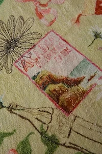 Souvenir Doodle Collage Printed Rug