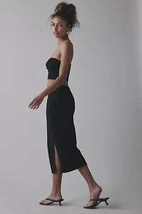 UO Oasis Knit Tube Top & Midi Skirt 2-Piece Set