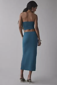 UO Oasis Knit Tube Top & Midi Skirt 2-Piece Set