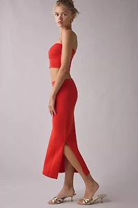 UO Oasis Knit Tube Top & Midi Skirt 2-Piece Set