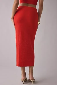 UO Oasis Knit Tube Top & Midi Skirt 2-Piece Set