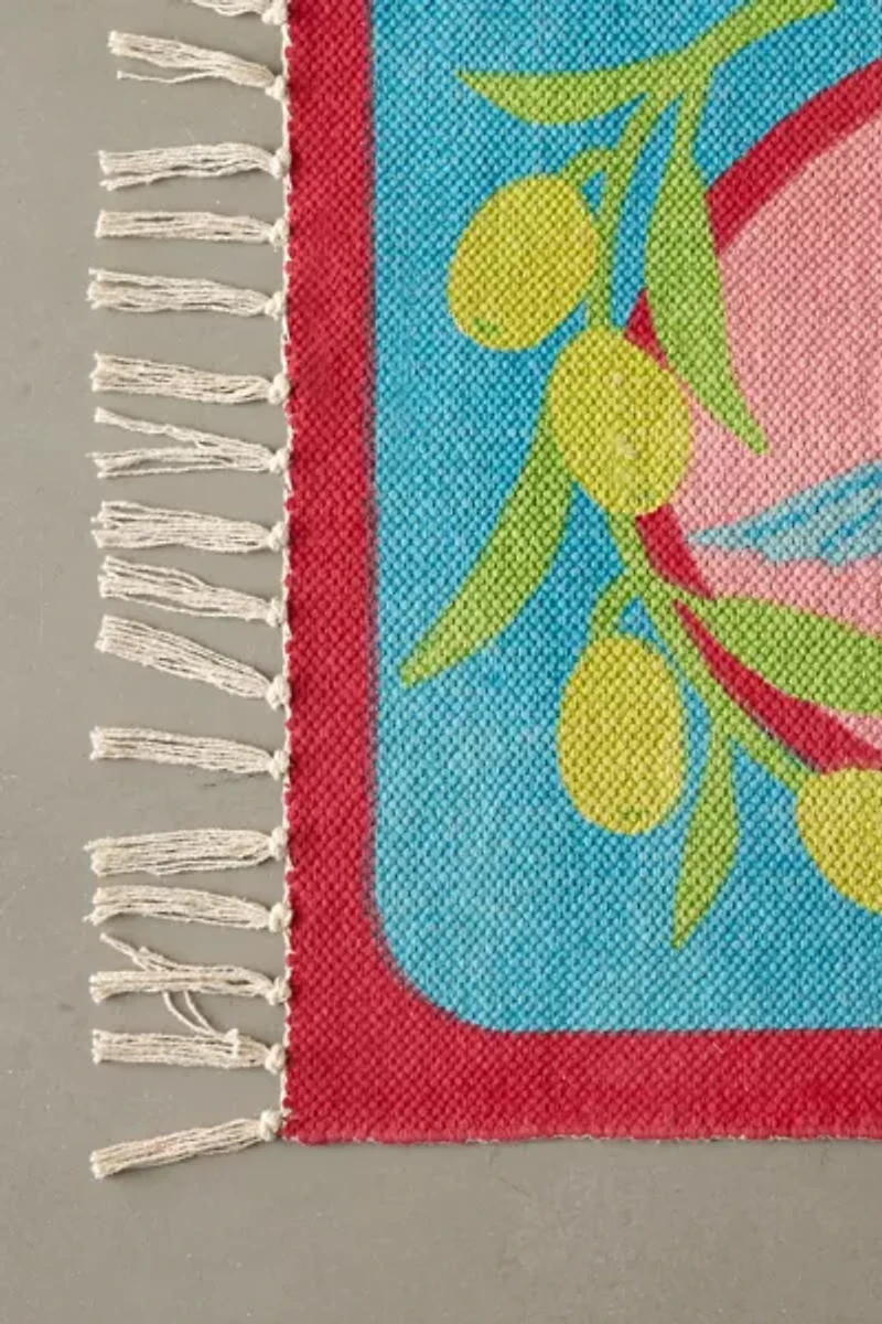 Sardine Tin Screen Printed Rug