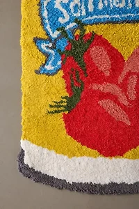San Marzano Tomato Can Shape Tufted Shag Rug