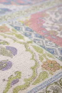 Ilona Floral Tile Printed Rug