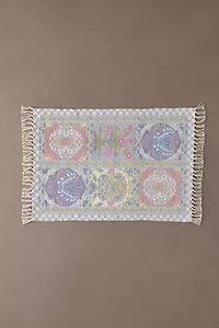 Ilona Floral Tile Printed Rug