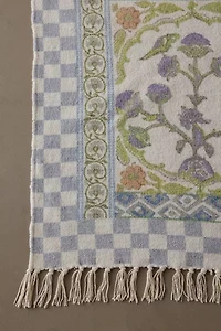 Ilona Floral Tile Printed Rug
