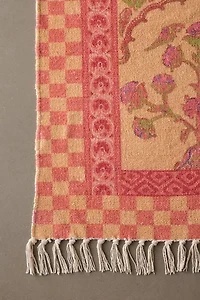 Ilona Floral Tile Printed Rug