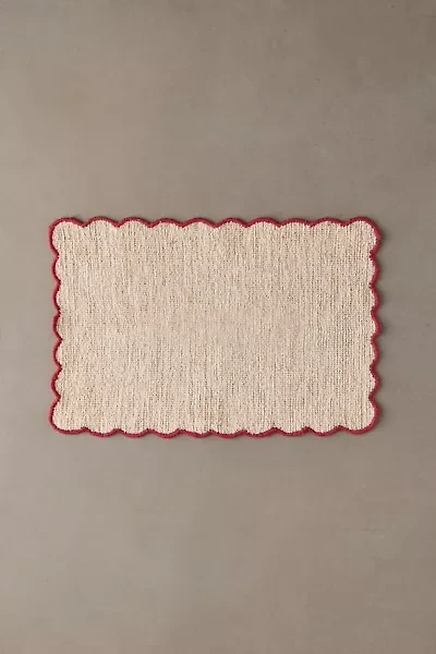 Lily Scalloped Edge Jute Rug