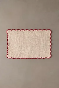 Lily Scalloped Edge Jute Rug