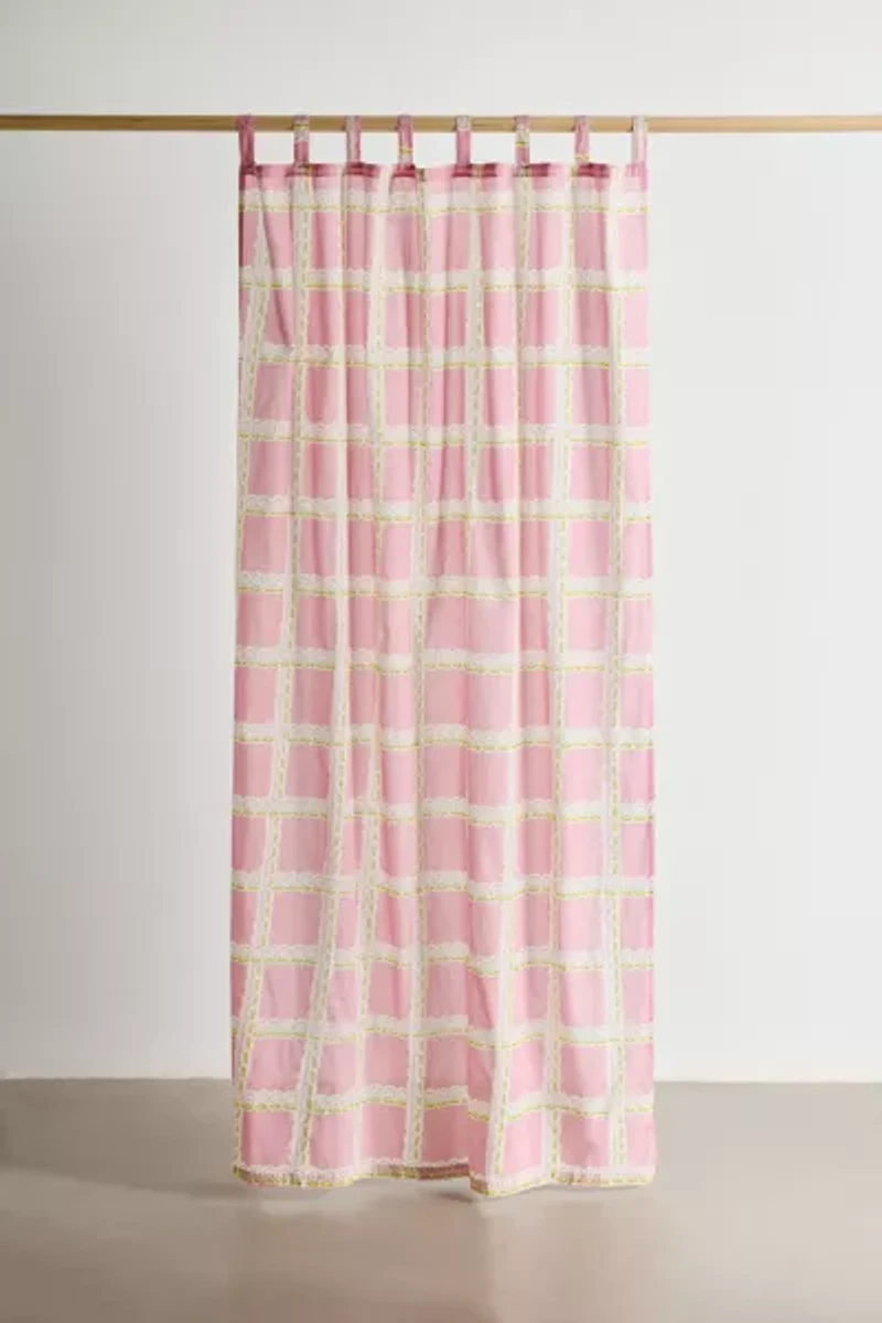 Briar Grid Patterned Window Panel