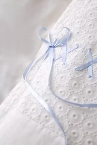 Eyelet Lace Detail Duvet Cover