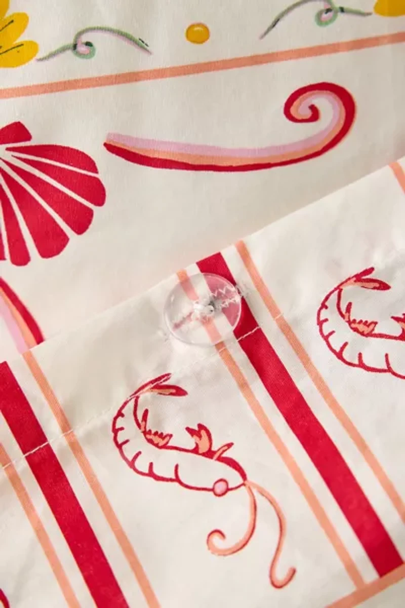 Porto Tile Patterned Duvet Cover Set