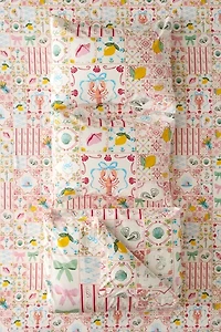 Porto Tile Patterned Duvet Cover Set