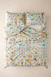 Porto Tile Duvet Cover Set