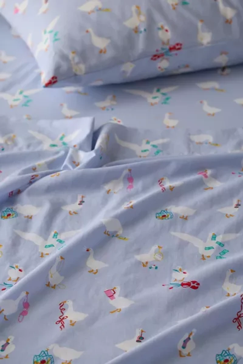 Cheeky Goose Core Patterned Sheet Set