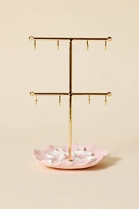 Ornate Icon Ceramic Jewelry Stand
