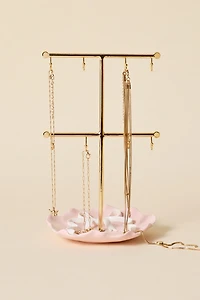 Ornate Icon Ceramic Jewelry Stand