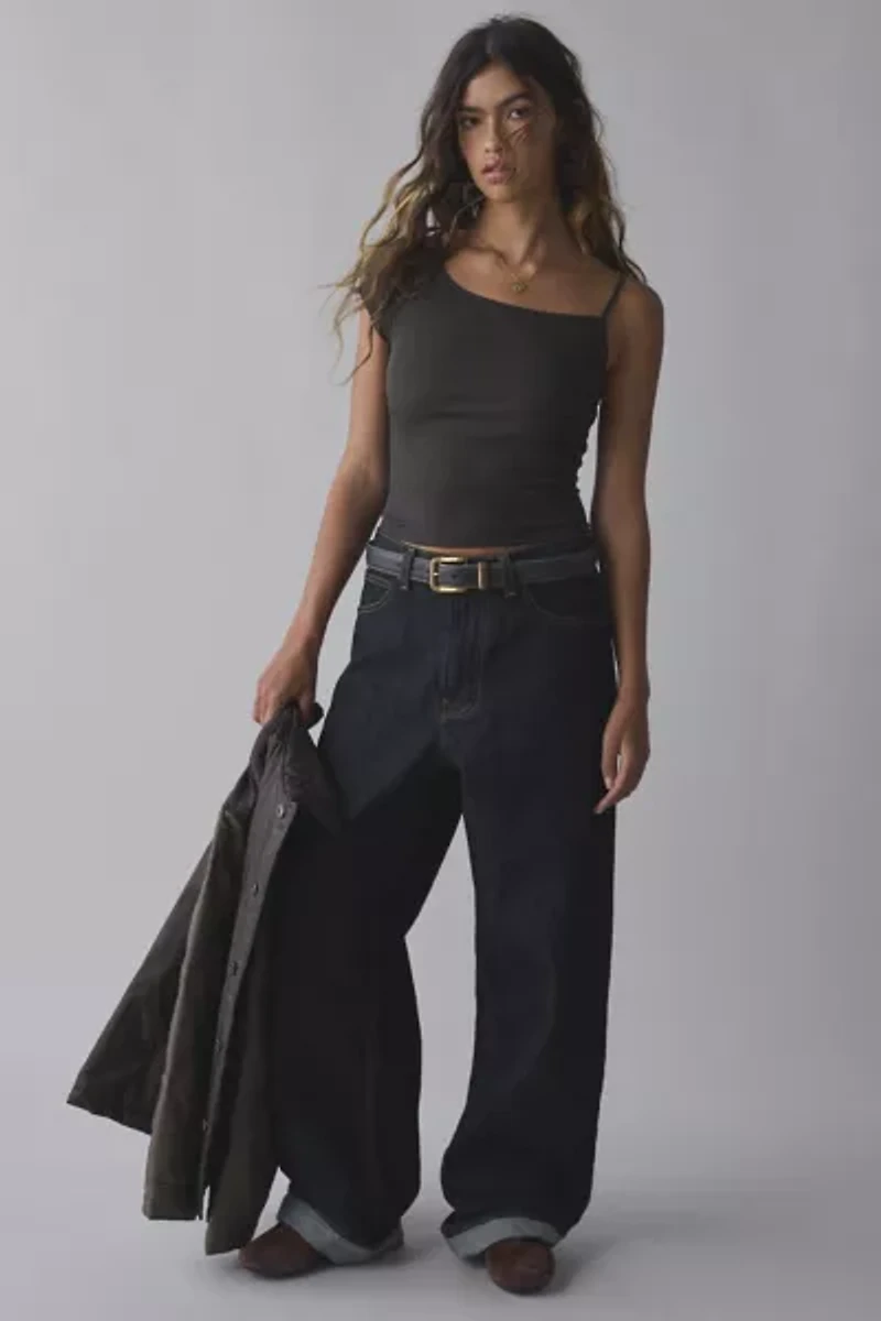 UO Daria Asymmetrical One-Shoulder Cropped Top