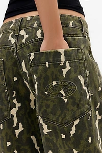 BDG Jaya Animal Camo Baggy Boyfriend Jeans