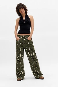 BDG Jaya Animal Camo Baggy Boyfriend Jeans