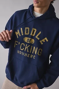 Middle Of Nowhere Graphic Hoodie Sweatshirt