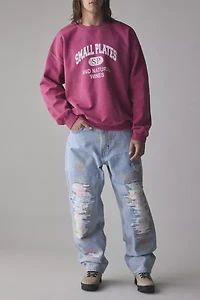Small Plates Varsity Graphic Crew Neck Sweatshirt