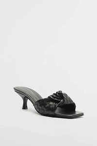 Schutz Kareena Knot Mule Heel