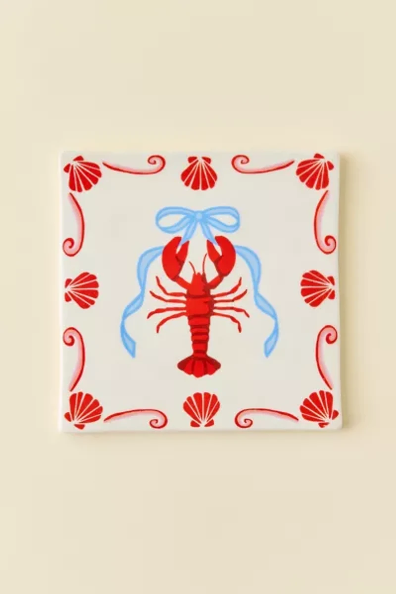Graphic Ceramic Trivet
