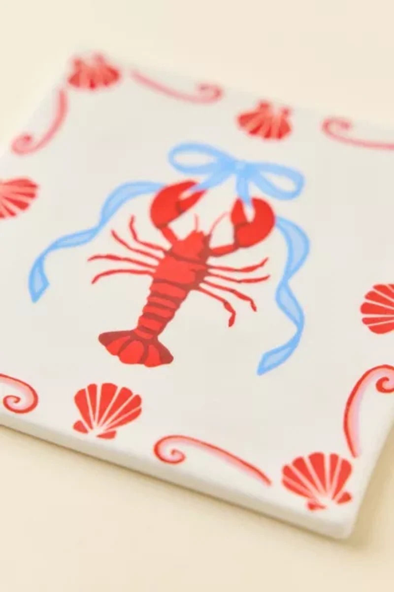 Graphic Ceramic Trivet