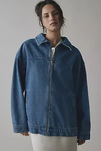 BDG Maya Oversized Denim Trucker Jacket