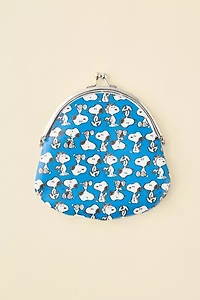 Peanuts Snoopy Patterned Coin Purse