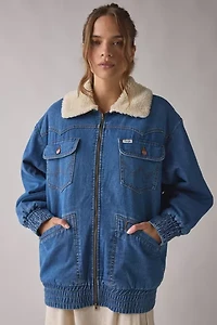 Wrangler Oversized Denim Bomber Jacket