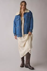 Wrangler Oversized Denim Bomber Jacket