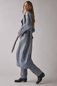 Wrangler Long Denim Trench Coat