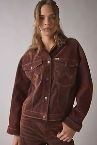 Wrangler Cowboy Cut® Velour Finish Denim Jacket