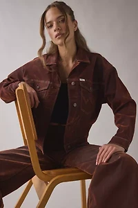 Wrangler Cowboy Cut® Velour Finish Denim Jacket