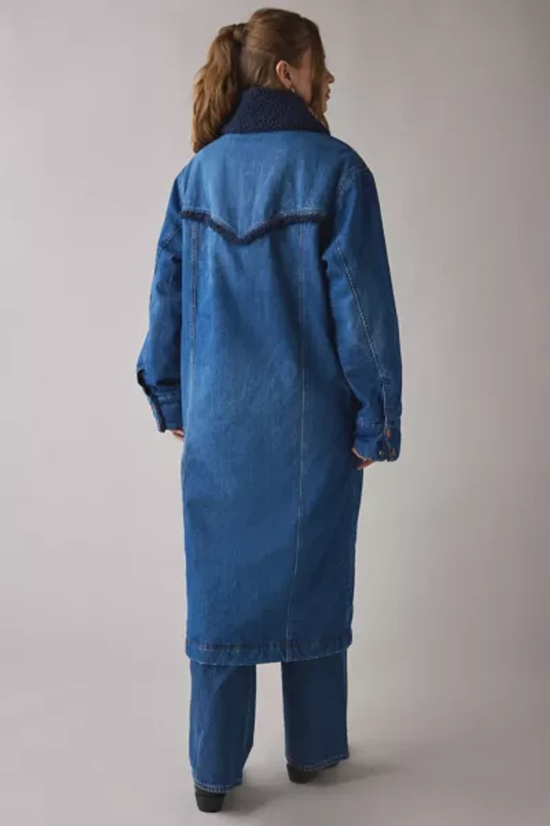 Wrangler Range Oversized Denim Trench Coat