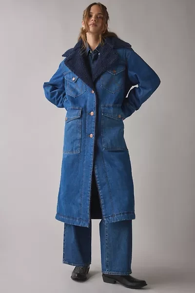 Wrangler Range Oversized Denim Trench Coat