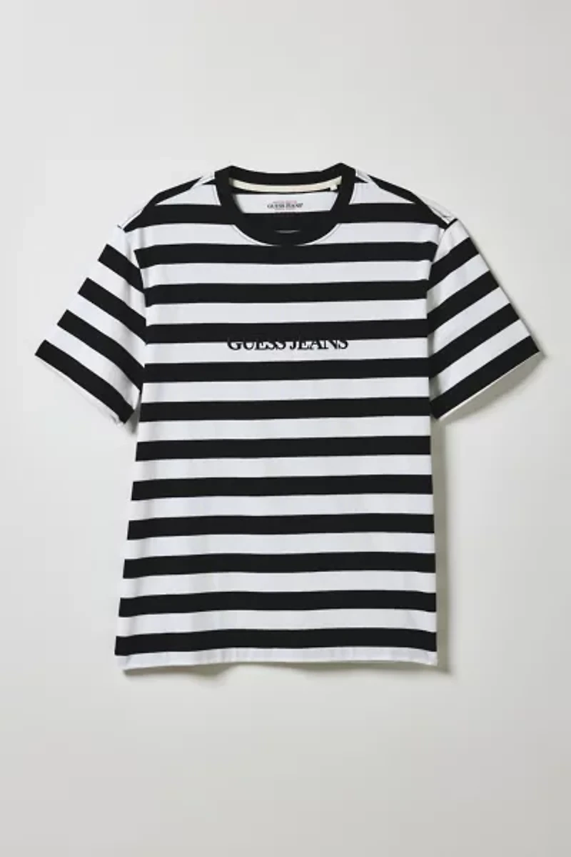GUESS JEANS Stripe Pattern Tee