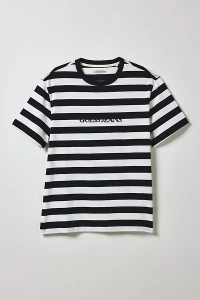 GUESS JEANS Stripe Pattern Tee