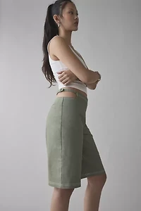 by.DYLN Rhomona Cutout Belted Canvas Jort