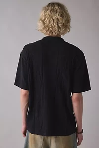 The Critical Slide Society Access Knit Short Sleeve Polo Sweater