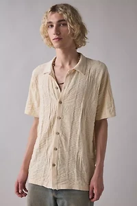 The Critical Slide Society Rails Knit Short Sleeve Sweater